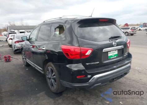 2018 Nissan Pathfinder Platinum from USA, damaged, VIN 5N1DR2MM9JC628909